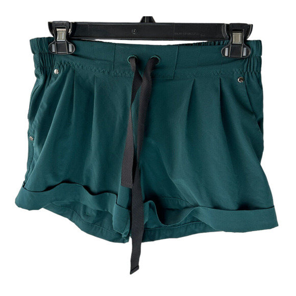 Lululemon Spring Break Away Short Deep Green Lightweight Cuffed Women's Size 4 - Picture 4 of 11